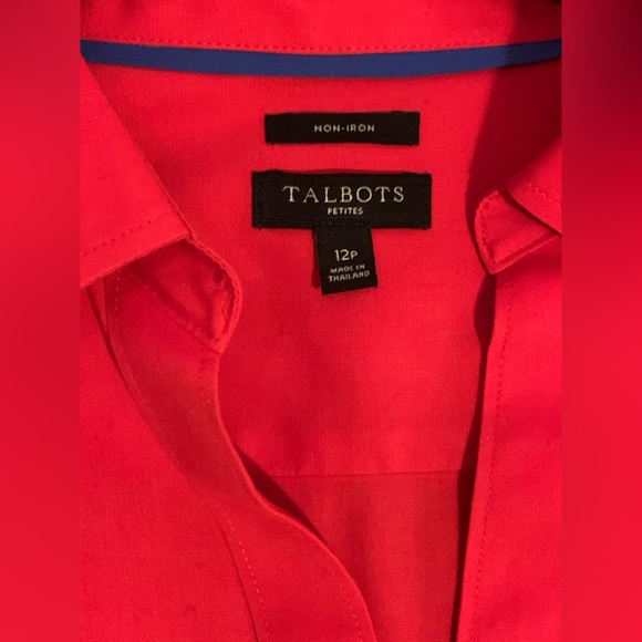 Talbots Half Sleeve Button Up - Picture 6 of 7